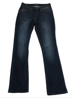 Lee Women's Deep Blue Boot Cut Jeans Size 2 Long (JEAN12)